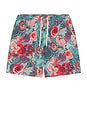 view 4 of 5 Bouquet All Over Print Swim Shorts in Multicolor