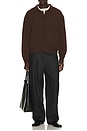 view 3 of 4 CÁRDIGAN ALPACA in Brown