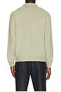 view 2 of 4 Brushed Cashmere Blend Polo Sweater in Sage Green