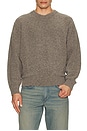 view 1 of 5 Boucle Reverse Seam Pullover in Gray