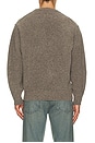 view 2 of 5 Boucle Reverse Seam Pullover in Gray
