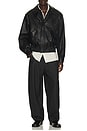 view 3 of 4 CHAQUETA FAUX in Black