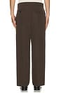 view 3 of 5 Two Tuck Trousers in Brown