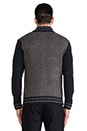 view 4 of 4 Alumni Cardigan in Heather Charcoal