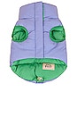 view 1 of 5 PARKA POUR CHIEN SUPER DUPER REVERSIBLE PARKA in Blue & Green