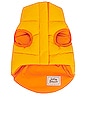 view 1 of 4 PARKA PARA MASCOTAS SUPER DUPER REVERSIBLE PARKA in Orange & Yellow