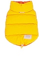 view 2 of 4 PARKA PARA MASCOTAS SUPER DUPER REVERSIBLE PARKA in Orange & Yellow