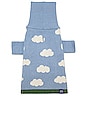 view 1 of 3 Silver Linings Pet Sweater in Blue, Green, & White