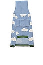 view 2 of 3 Silver Linings Pet Sweater in Blue, Green, & White