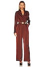 view 1 of 4 Giselle Jumpsuit in Cinnamon Brown