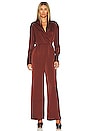view 2 of 4 Giselle Jumpsuit in Cinnamon Brown