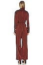 view 4 of 4 Giselle Jumpsuit in Cinnamon Brown