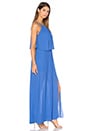 view 2 of 3 Amelie Pleat Dress in Azure Blue