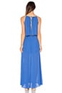 view 3 of 3 Amelie Pleat Dress in Azure Blue