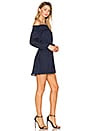 view 2 of 3 Desi Off the Shoulder Dress in Navy