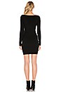 view 3 of 3 Camille Button Down Sweater Dress In Black in Black