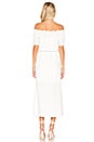 view 3 of 3 Peony Off Shoulder Dress in White