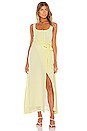 view 1 of 4 Ray Midi Dress in Lemon