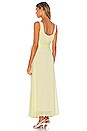 view 3 of 4 Ray Midi Dress in Lemon