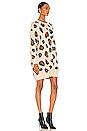 view 2 of 3 Gianna Leopard Print Dress in Creme
