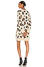 view 3 of 3 Gianna Leopard Print Dress in Creme