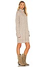 view 2 of 3 Madelyn Turtleneck Sweater Dress in Taupe