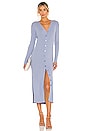 view 1 of 4 Simone Button Down Sweater Dress in Light Blue