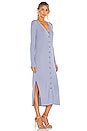 view 3 of 4 Simone Button Down Sweater Dress in Light Blue