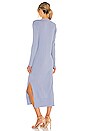 view 4 of 4 Simone Button Down Sweater Dress in Light Blue