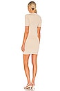 view 4 of 4 Brittany Ribbed Mini Dress in Sand