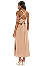 view 3 of 3 Delilah Cross Body Back Dress in Mocha
