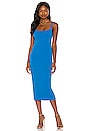 view 1 of 4 Eva Knit Ribbed Dress & Shrug Set in Blue