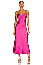 view 1 of 3 Makena Midi Dress in Magenta
