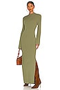 view 1 of 3 Jessica Ribbed Sweater Dress in Olive
