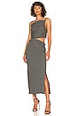 view 1 of 3 Mila Knit Midi Dress in Grey