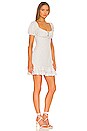 view 2 of 3 Willow Gingham Mini Dress in Grey & White