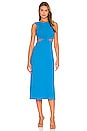 view 1 of 3 Willow Backless Midi Dress in Capri Blue