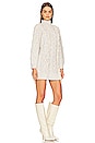 view 2 of 3 Daria Fringe Sweater Dress in Ivory
