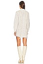 view 3 of 3 Daria Fringe Sweater Dress in Ivory