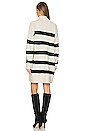 view 3 of 4 Rosie Sweater Dress in Oatmeal & Black