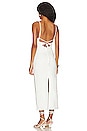 view 3 of 3 Flor Cut Out Midi Dress in White