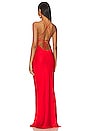 view 3 of 3 Kira Maxi Dress in Tomato Red