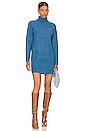 view 1 of 4 Barton Mini Sweater Dress in Cobalt Blue