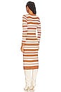 view 3 of 3 Duo Striped Sweater Dress in Sienna