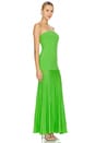 view 2 of 3 Arlo Tube Dress in Electric Green