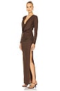 view 2 of 3 Towne Maxi Dress in Chocolate