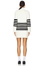 view 3 of 3 Abbey Sweater Dress in Ivory & Black