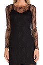 view 5 of 5 Depp Lace Midi Dress in Black