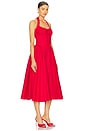 view 2 of 3 Abbott Halter Midi Dress in Red