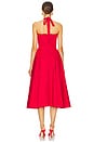 view 3 of 3 Abbott Halter Midi Dress in Red